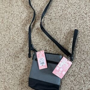 Stone & Co. Black and Gray Crossbody Bag